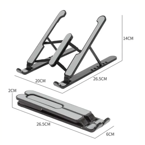 Miniatura 5 de Soporte Plástico Para Portatil Negro
